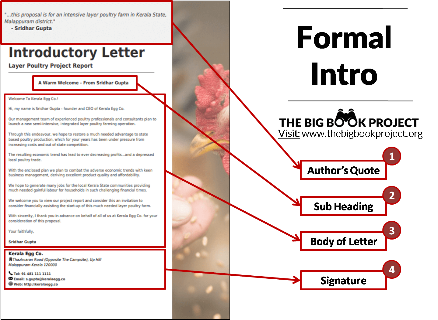 Sample Introduction Letter The Big Book Project