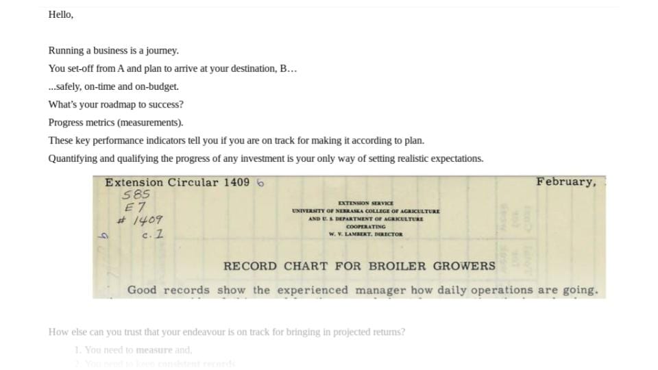 Record Chart for Broiler Growers PDF Example