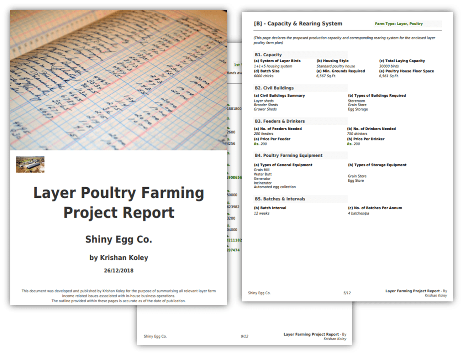 poultry farming business plan project report