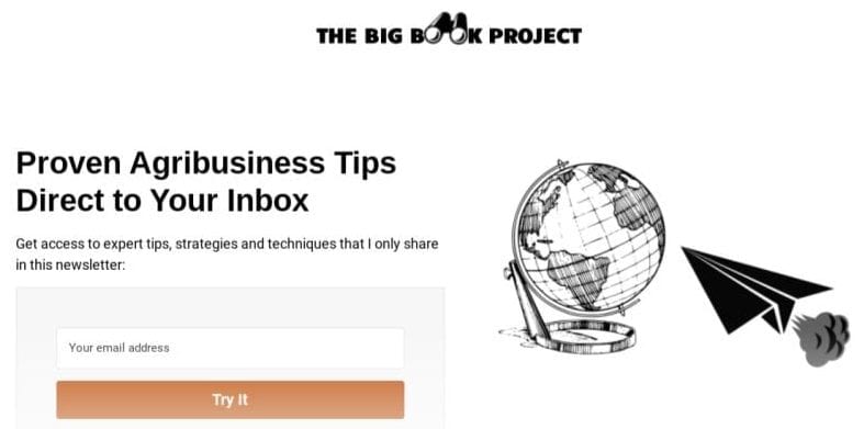 The Big Book Project Agribusiness and Poultry Email Newsletter