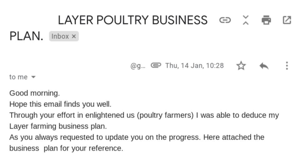 business plan for poultry farming sample
