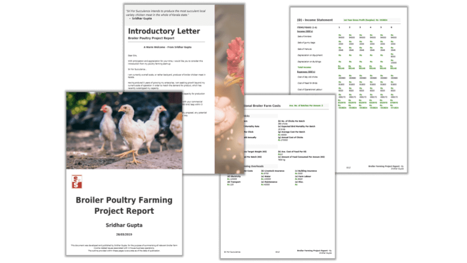 poultry farming business plan project report