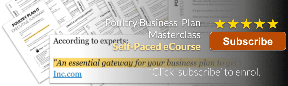 Poultry Business Plan Masterclass Banner