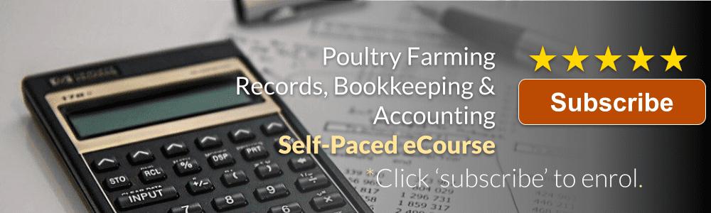Poultry Farming Records, Bookkeeping and Accounting Banner