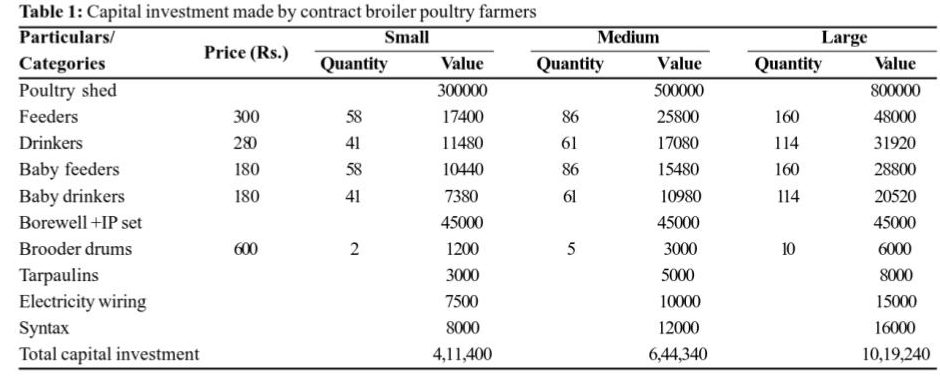 poultry farming business plan in karnataka