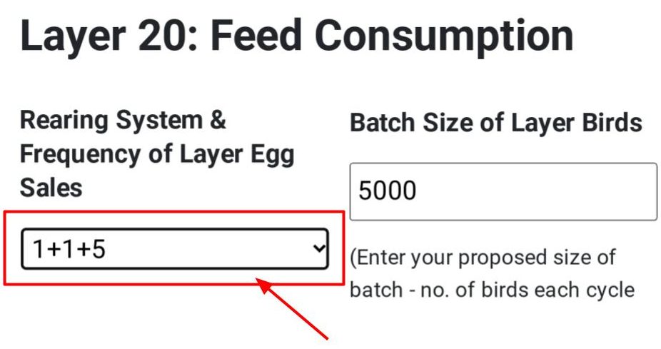 Layer Feed Consumption PPR 2.0 Software