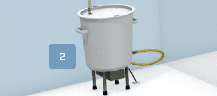 mixer for poultry nipple drinker system