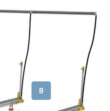 flush breather unit for poultry drinker system